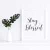 Mockup-3-Stay-Blessed - 1 Stay Blessed Wall Art