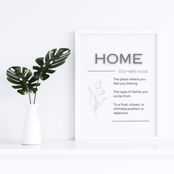 Home Definition Wall Art
