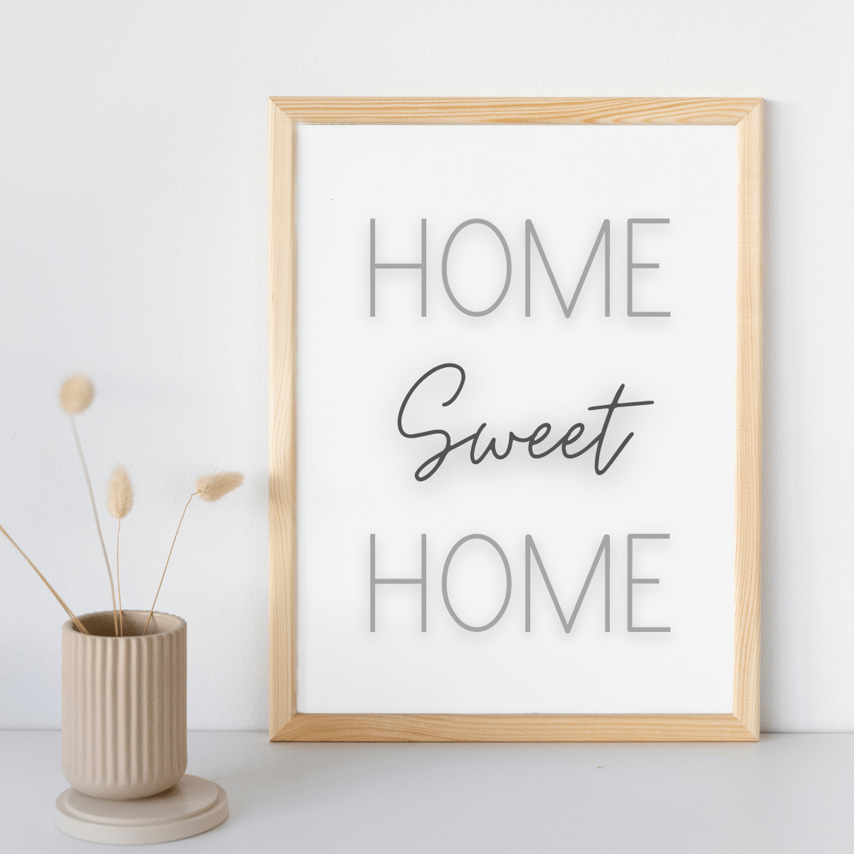 Home Sweet Home Wall Art Printable For Heartfelt Decor