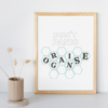 Mockup-4-Organise Don't Panic Organize Wall Art Print with Hexagon Network Design