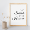 Mockup-4-Hardwork Beautiful No Substitute for Hard Work Wall Art Print