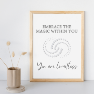 Mockup-4-Magic-Limitless You are Limitless Wall Art Print - Embrace the Magic Within You