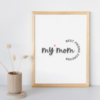 My Mum Best Friend Forever Digital Wall Art Print