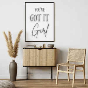 Mockup-5-Got-It-Girl You've Got It Girl Wall Art Print