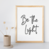 Mockup-4-BeTheLight Be The Light Free Wall Art Printable: An Inspirational Addition - Freemium