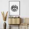 Mom Hero Wall Art: Express Your Love with this Elegant & Heartwarming Print