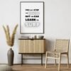 Inspirational Wall Art - You Can't Stop Waves But You can Learn to Swim
