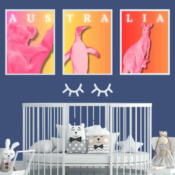 Australian Animal Artwork Trio