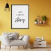Mockup4-LiveGreatStory Empowering Quote Wall Art Decor - Live A Great Story