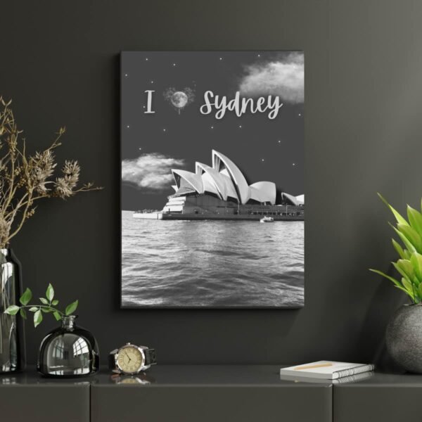 PosMock1-OperaINightSydney2 - 1 I Love Sydney Opera House Poster