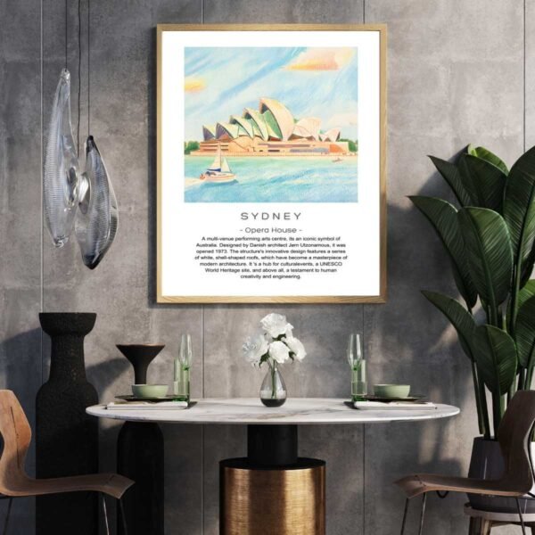 Sydney Opera House Pencil Art Work