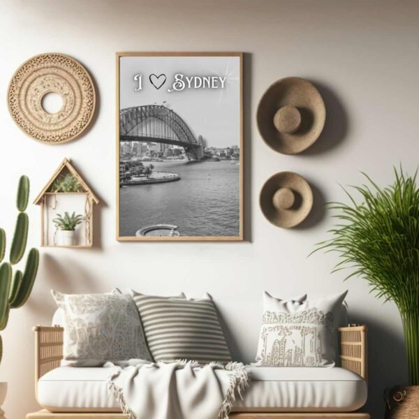 I Love Sydney Harbor Bridge Poster