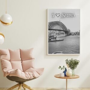 I Love Sydney Harbor Bridge Poster