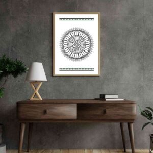 Mockup2-Mandala Harmony in Design: Mandala Art Wall Decor