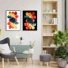 Mockup4-Abstract-2Pk Vibrant Spectrum: Abstract Prints Australia