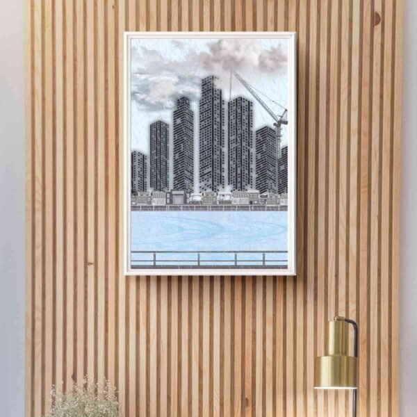 Mockup4-ArchWindowScene Cityscape Wall Artwork Australia
