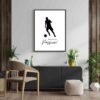 Follow Your Passion - Wall Art Print Australia | Inspirational Soccer Player Decor