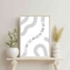 Abstract Curves Art for Inspiration - Modern Home Decor