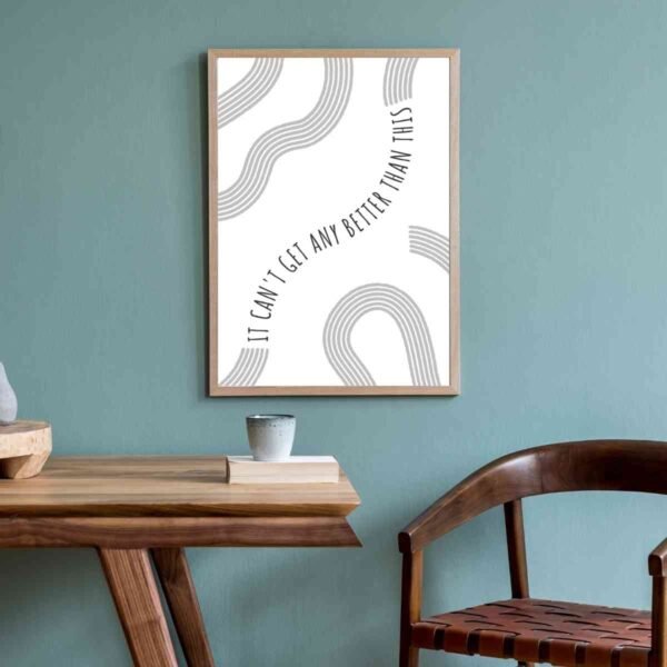 Abstract Curves Art for Inspiration - Modern Home Decor