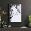 Monochrome Smoke Wall Print Australia - Inspirational Home Decor