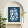 il_fullxfull.7076748528_69kq.jpg Father's Day Print | Hand Lettered Dad Gift, Blue Typography (Digital Download)