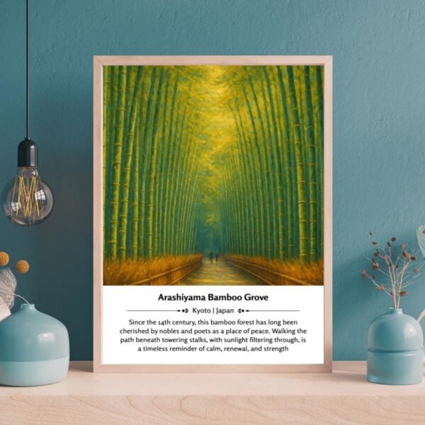 il_fullxfull.7199277216_5egf.jpg Arashiyama Bamboo Grove Print: Kyoto Japan Art (Digital Download)