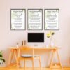 Affirmation Wall Art Set | Wellness, Love, Success (Digital Download)