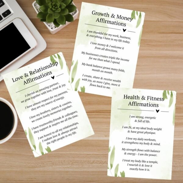 Affirmation Wall Art Set