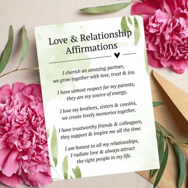 Affirmation Wall Art Set | Wellness, Love, Success (Digital Download)