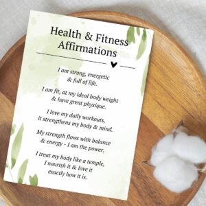 Wellness Affirmations Wall Art