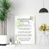 Love & Relationship Affirmations Poster | Family, Couples Decor (Digital Download)