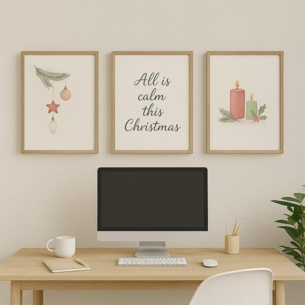 il_fullxfull.7330897250_cdw2.jpg Zen Christmas Wall Art Set | Minimalist Holiday Prints (Digital Download)