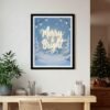 il_fullxfull.7382659474_t46q.jpg Merry & Bright Christmas Wall Art · Minimal Typography Winter Print · Scandinavian Neutral Holiday Decor Poster