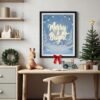 il_fullxfull.7382659514_74of.jpg Merry & Bright Christmas Wall Art · Minimal Typography Winter Print · Scandinavian Neutral Holiday Decor Poster