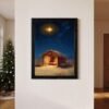 il_fullxfull.7390488756_6rni.jpg Nativity Art Print Christmas Manger, Modern Christian Decor (Digital Download)