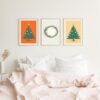 Christmas Tree Print Set | Mid-Century Modern Holiday Decor (Digital Download)