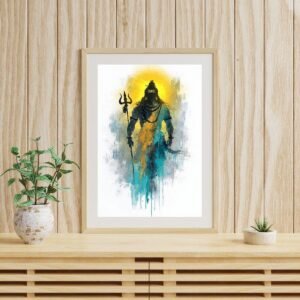 Abstract Lord Shiva