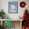 il_fullxfull.7430583743_drfi.jpg Merry & Bright Christmas Wall Art · Minimal Typography Winter Print · Scandinavian Neutral Holiday Decor Poster