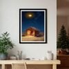 il_fullxfull.7438406911_5mx2.jpg Nativity Art Print Christmas Manger, Modern Christian Decor (Digital Download)
