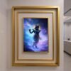 il_fullxfull.7445776197_dlup.jpg Krishna Wall Art Printable Blue And Gold Poster For Mandir, Home Decor, Housewarming Gift